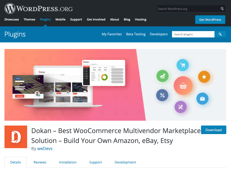 wordpress repository dokan