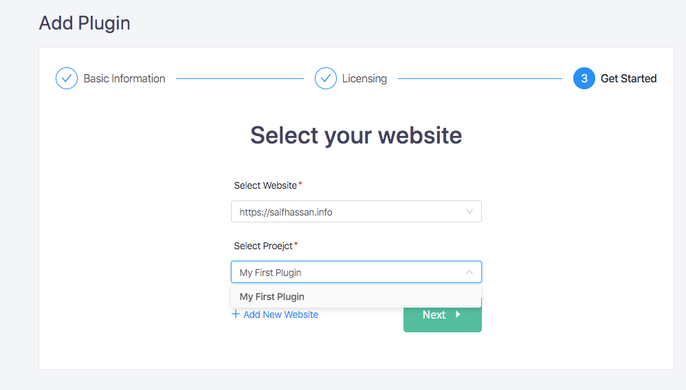 How to add a website