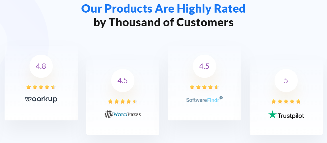 Gather ratings and feedbacks about your minimum viable products (MVP)