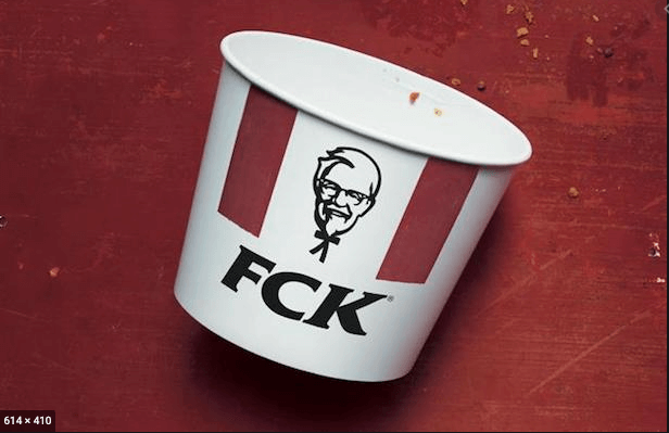 kfc apology online ads