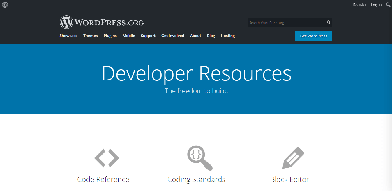 WordPress official developers blog