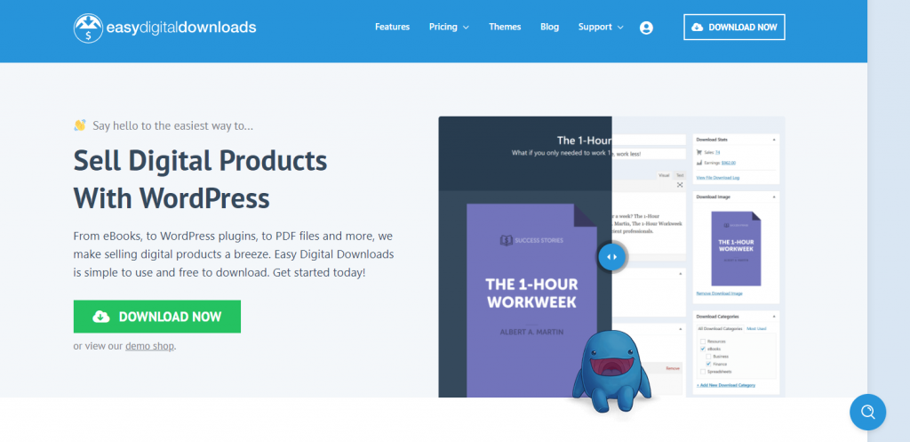 Easy Digital Downloads - Sell digital products with WordPress