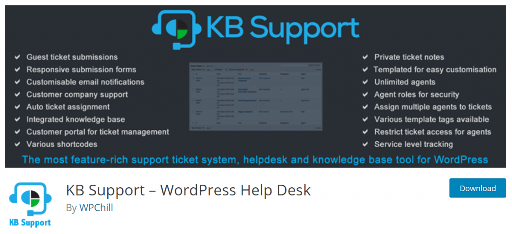 KB Support- wordpress helpdesk plugin