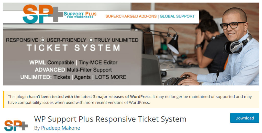 WP Support plus