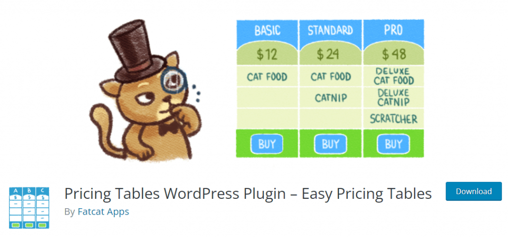 Easy Pricing- WordPress Pricing Table Plugin