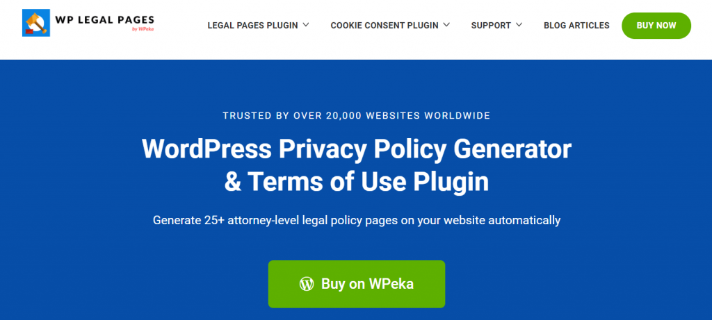 wp legal pages-WordPress refund policy plugin