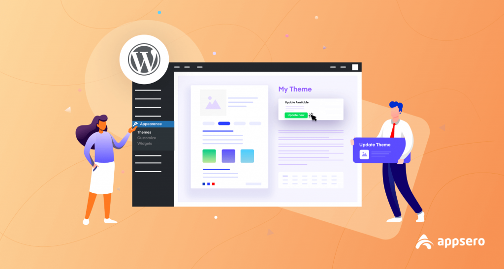 how to update WordPress Theme