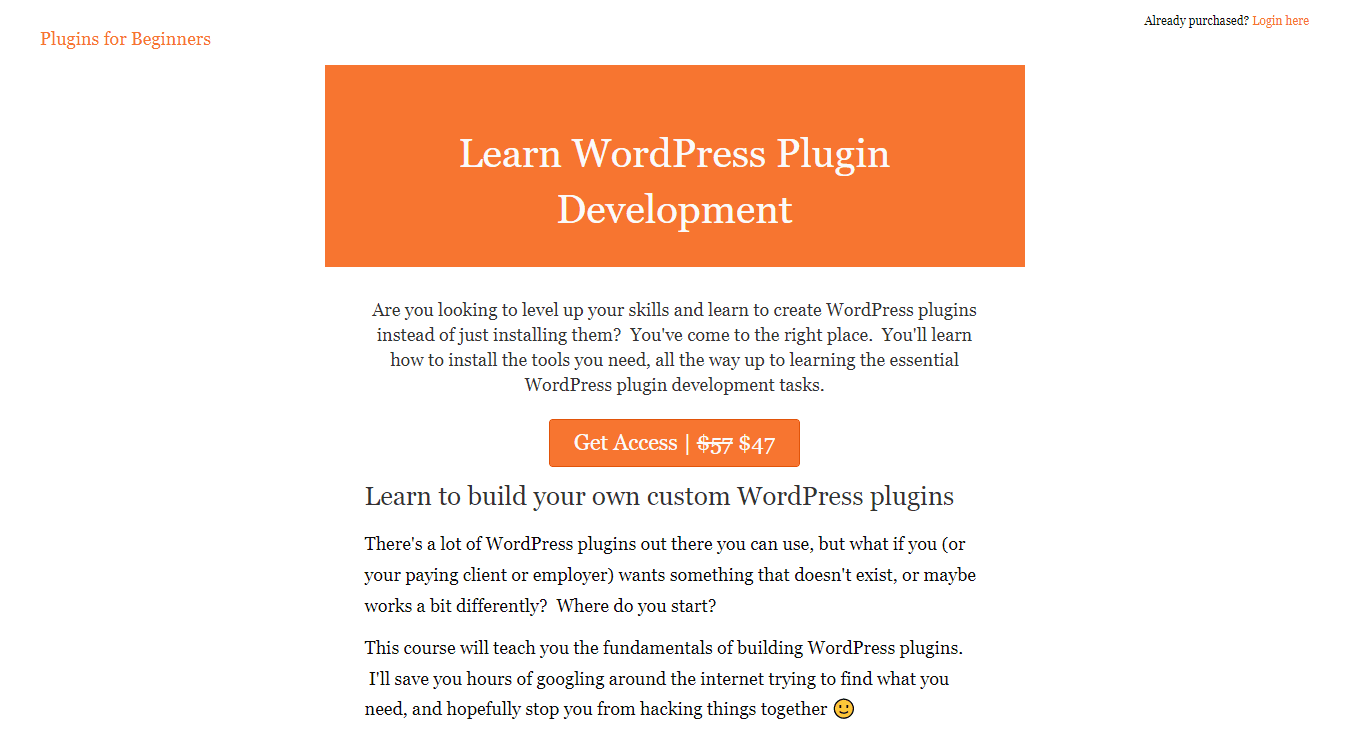 Learn WordPress Plugin Development by Plugins for Beginners