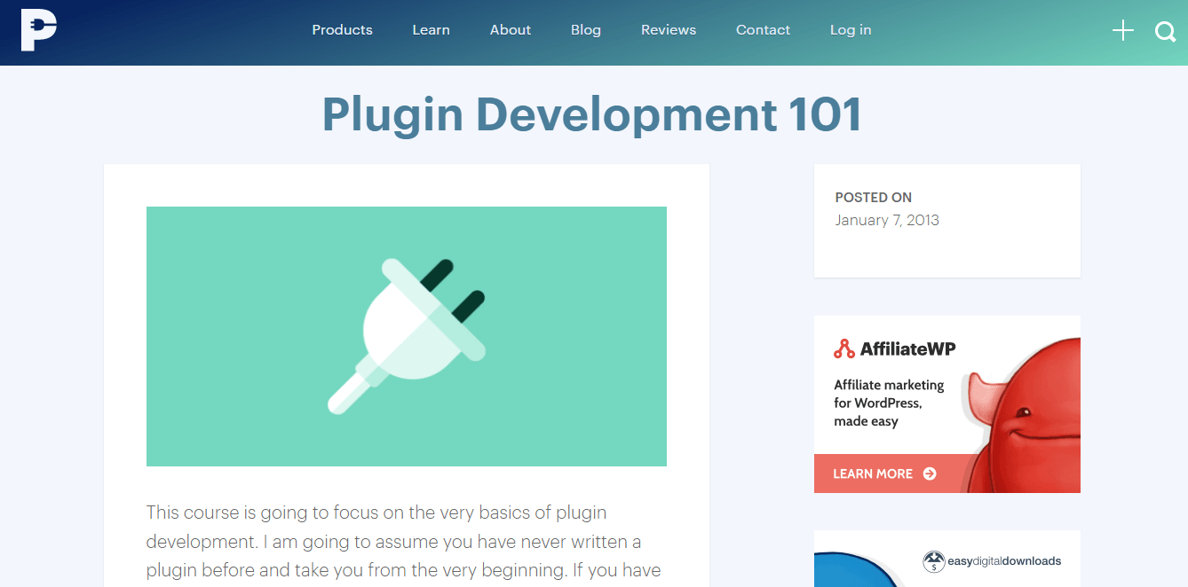 Plugin Development 101 by Pippin Williamson