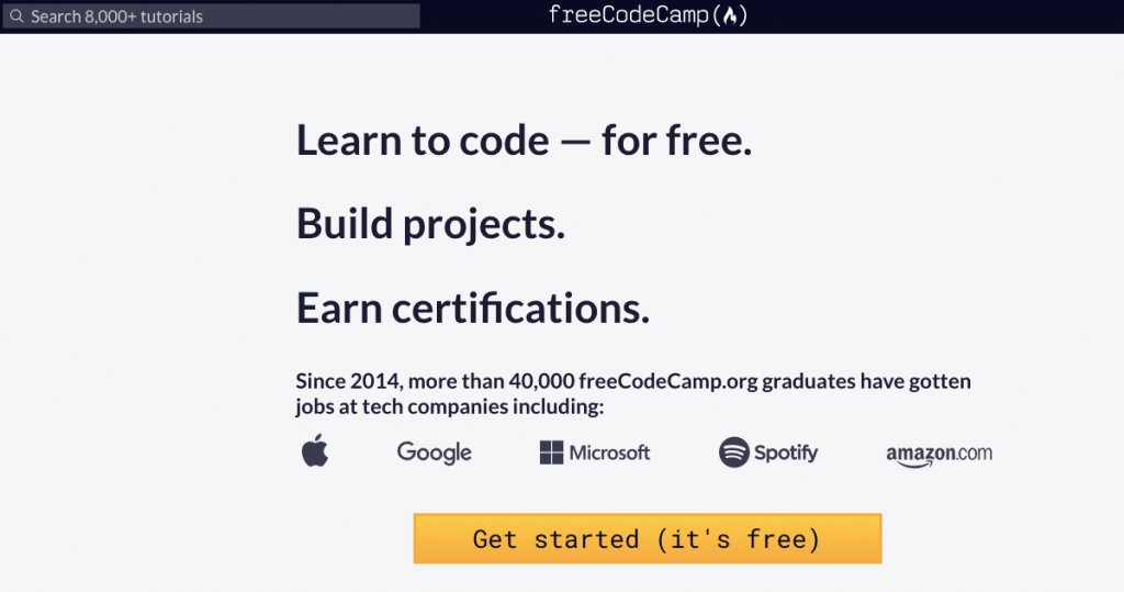 freeCodeCamp- Learn to Code for FREE