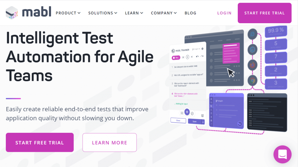 Mabl- Intelligent Test Automation for Agile Teams