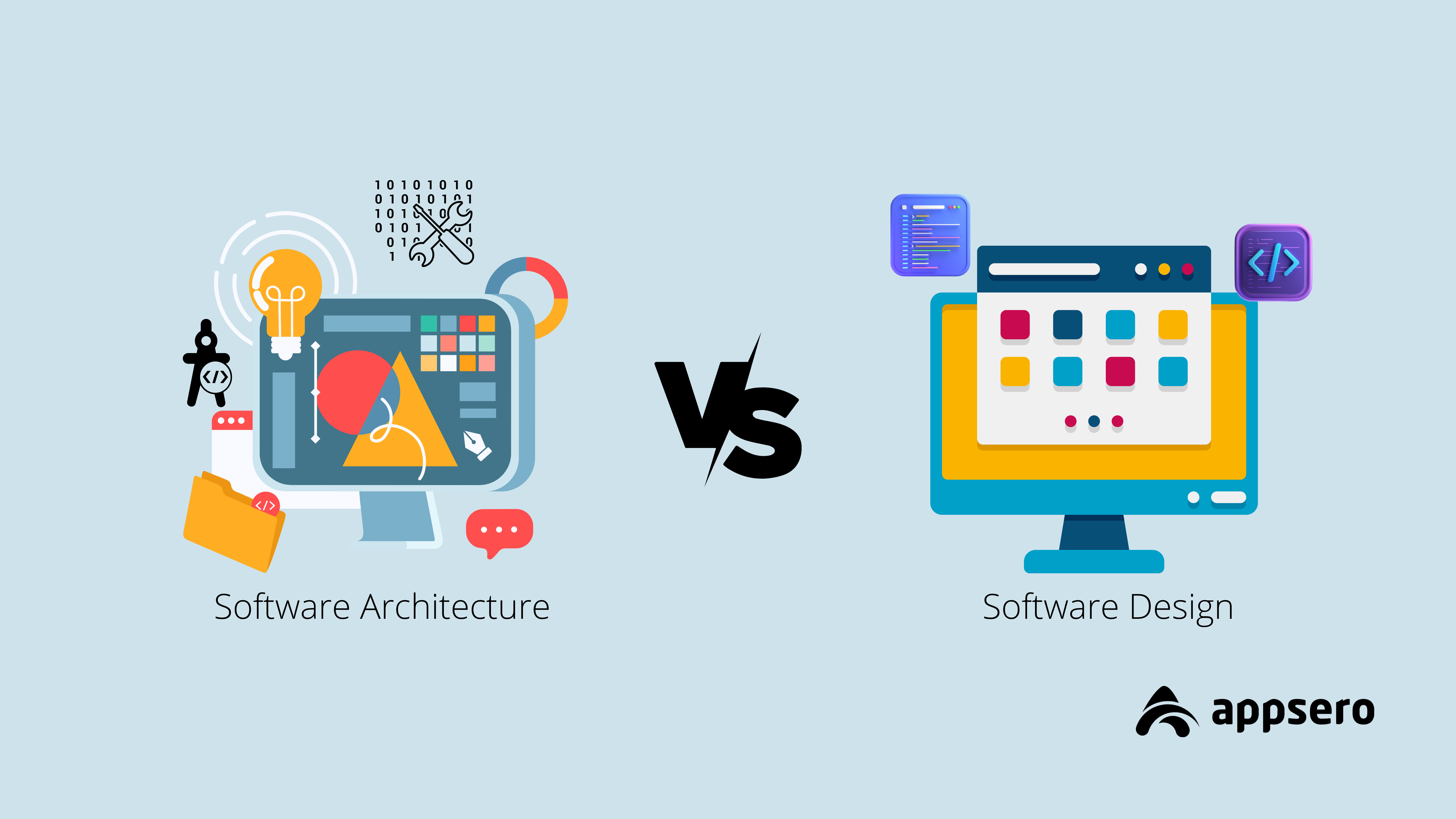 Key difference between software architecture vs design