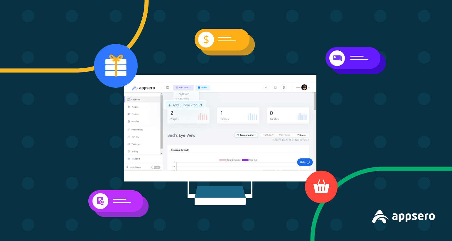 How to Add and Sell WordPress Bundled Plugins and Themes with Appsero