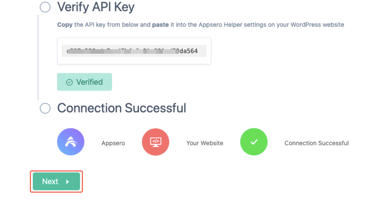 Verify the API