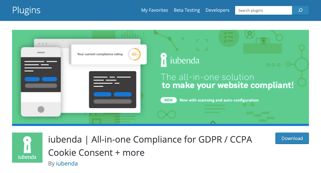 iubenda | All-in-one Compliance for GDPR / CCPA Cookie Consent + more