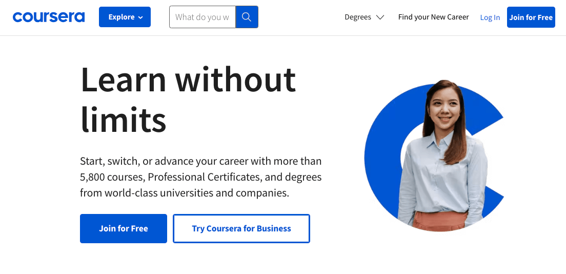 Coursera- Degrees, Certificates & Free Online Courses