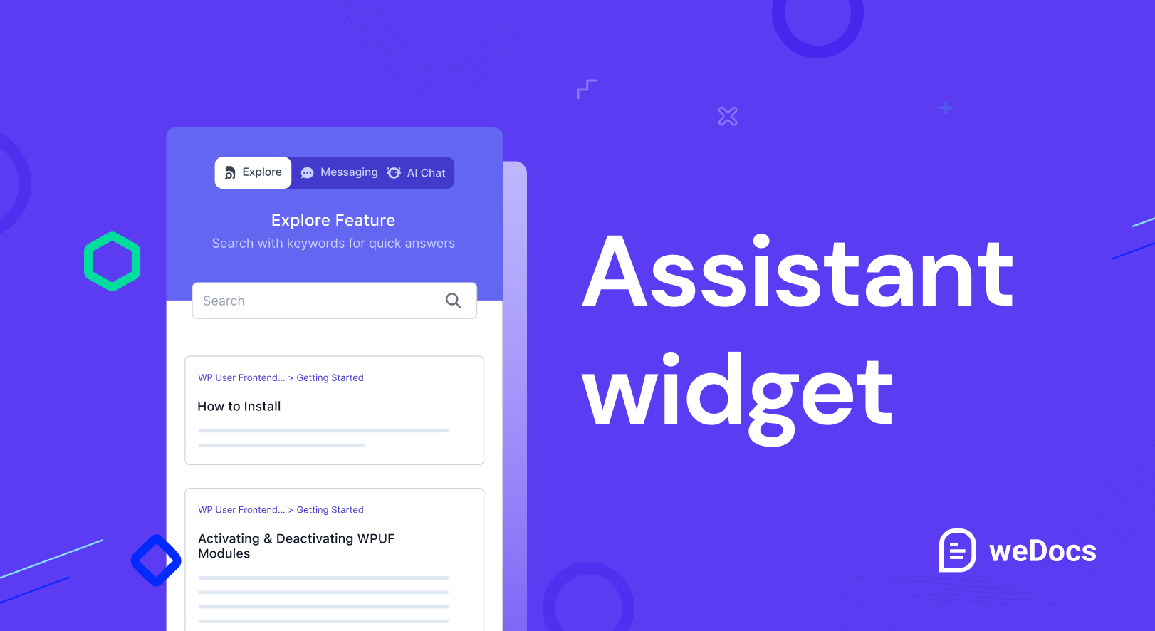 Assistant widget for Documentation plugin for WordPress