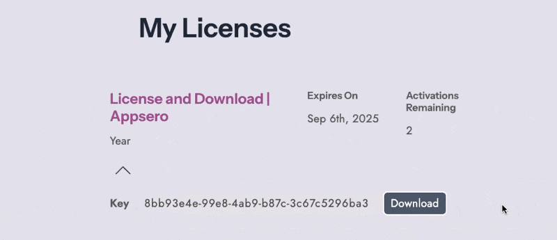 Appsero feature release: Improved License & Download Management for Expired Products