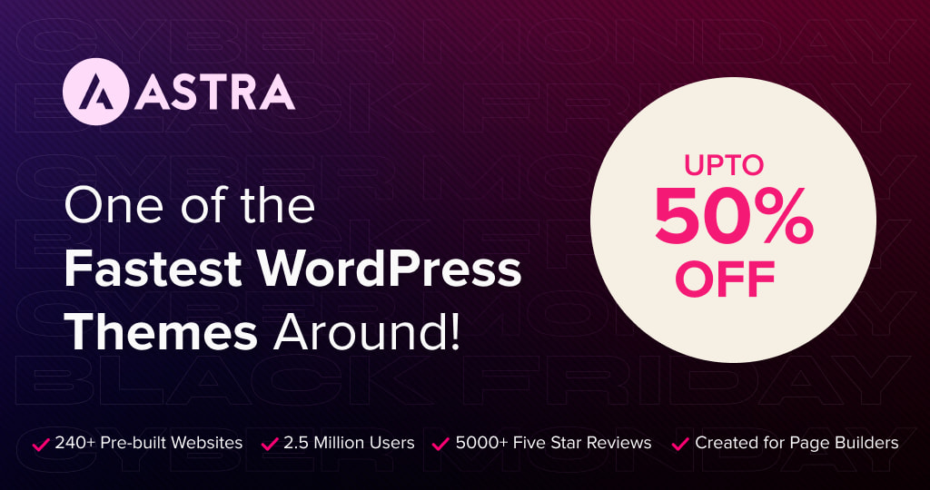 Astra: Best WordPress Theme for Fast Websites