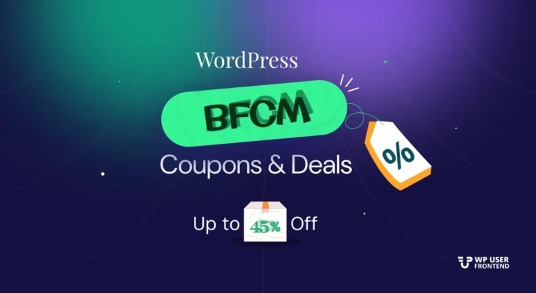 WP User Frontend- UP TO 45% OFF