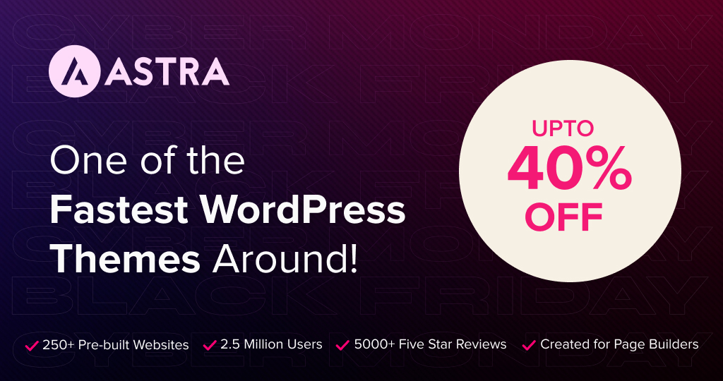 Astra: Best WordPress Theme for Fast Websites