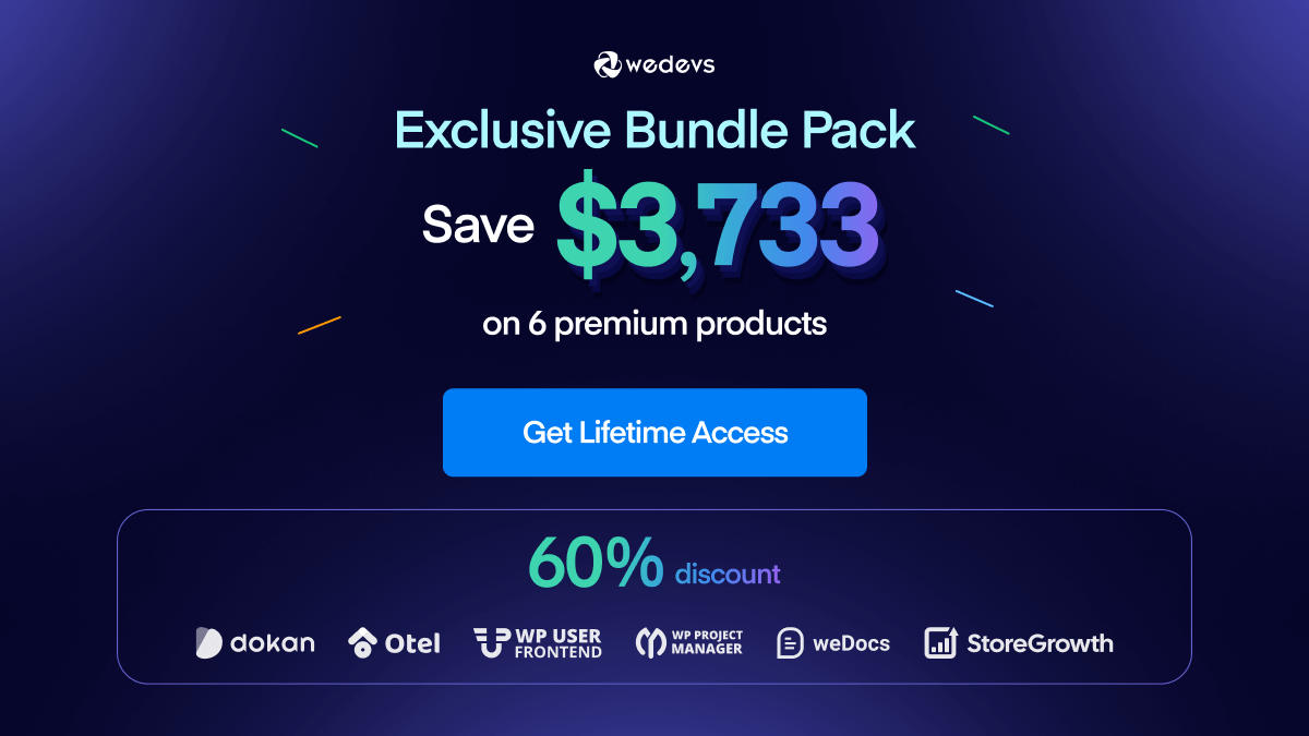 Save 60% on the weDevs WordPress Bundle! 