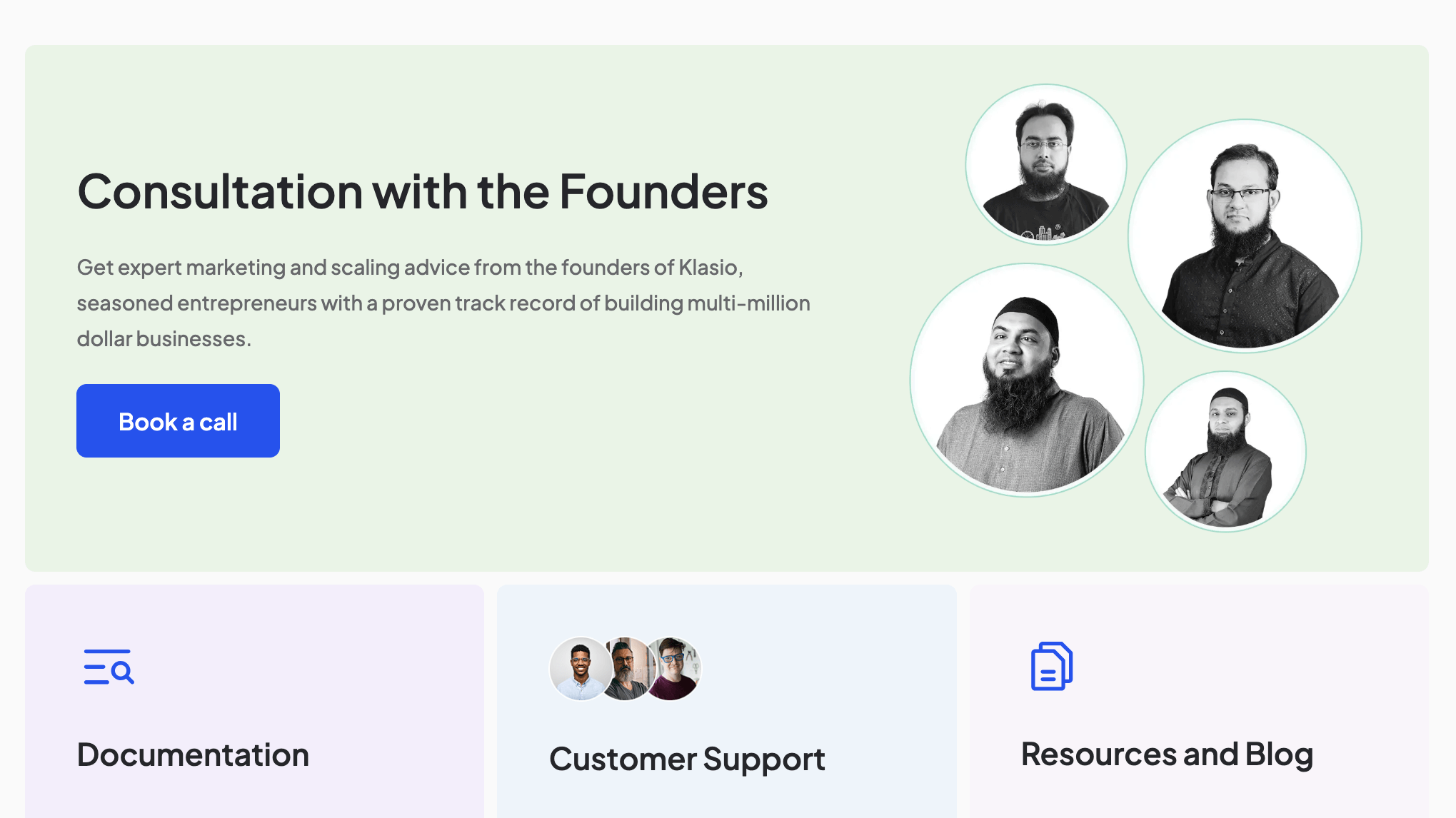 Klasio - Founder Consultation for Business Success