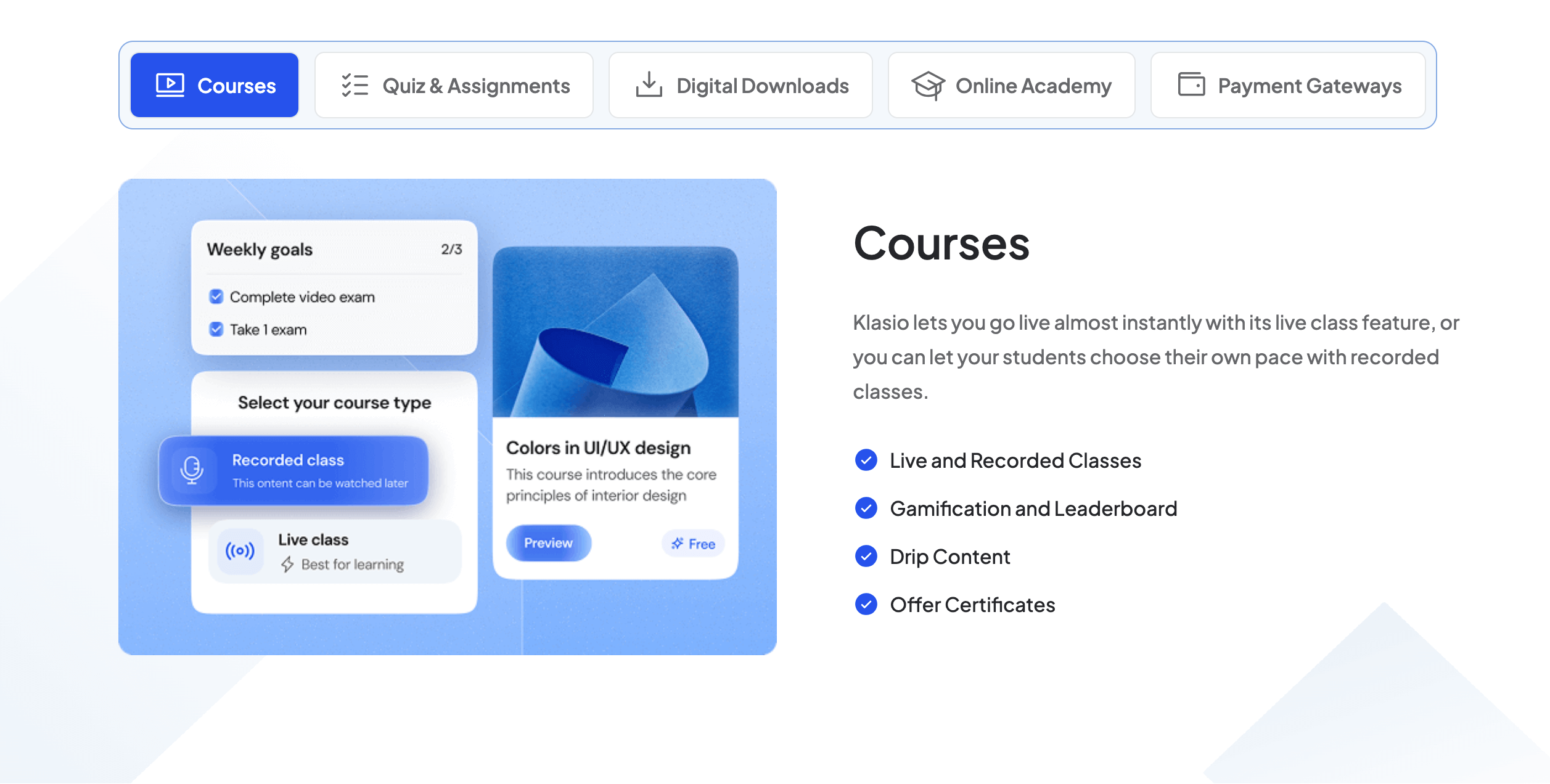 Klasio - AI-Powered Course Builder for Effortless Content Creation