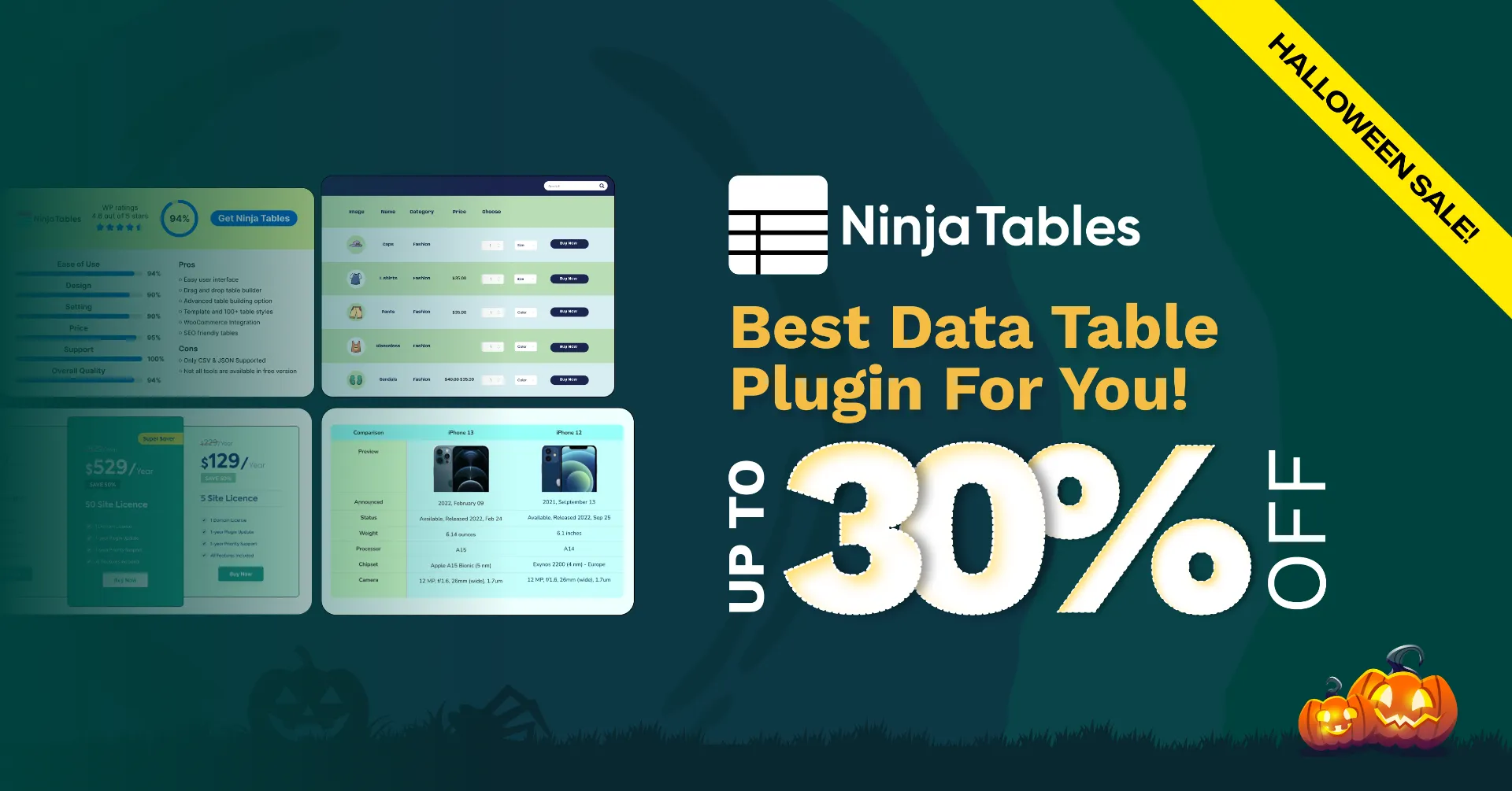  Ninja Tables
